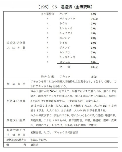 画像2: 温経湯（ウンケイトウ） (2)