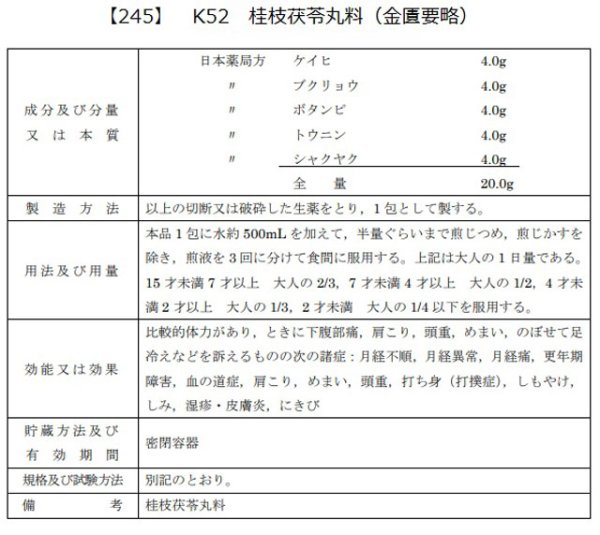 画像2: 桂枝茯苓丸料（ケイシブクリョウガンリョウ） (2)