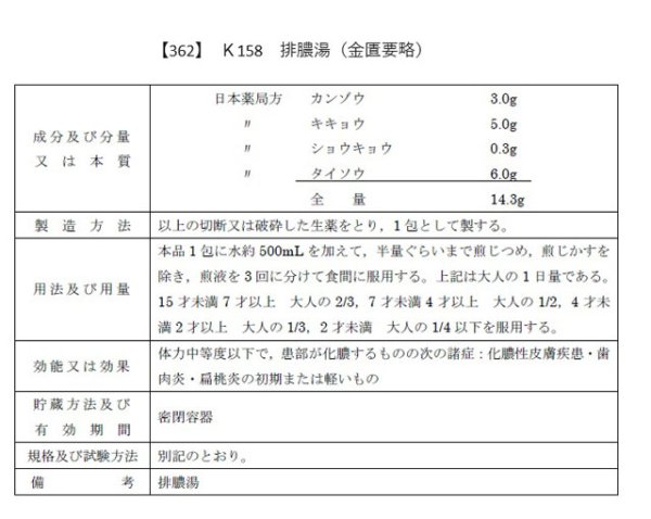 画像2: 排膿湯（ハイノウトウ） (2)