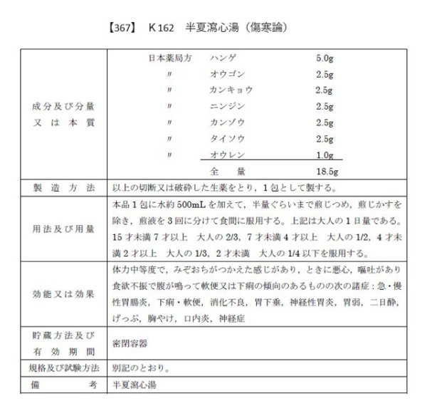 画像2: 半夏瀉心湯（ハンゲシャシントウ） (2)